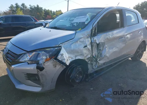 2022 Mitsubishi Mirage Black Edition z USA, uszkodzony, nr VIN ML32AWHJ1NH006102